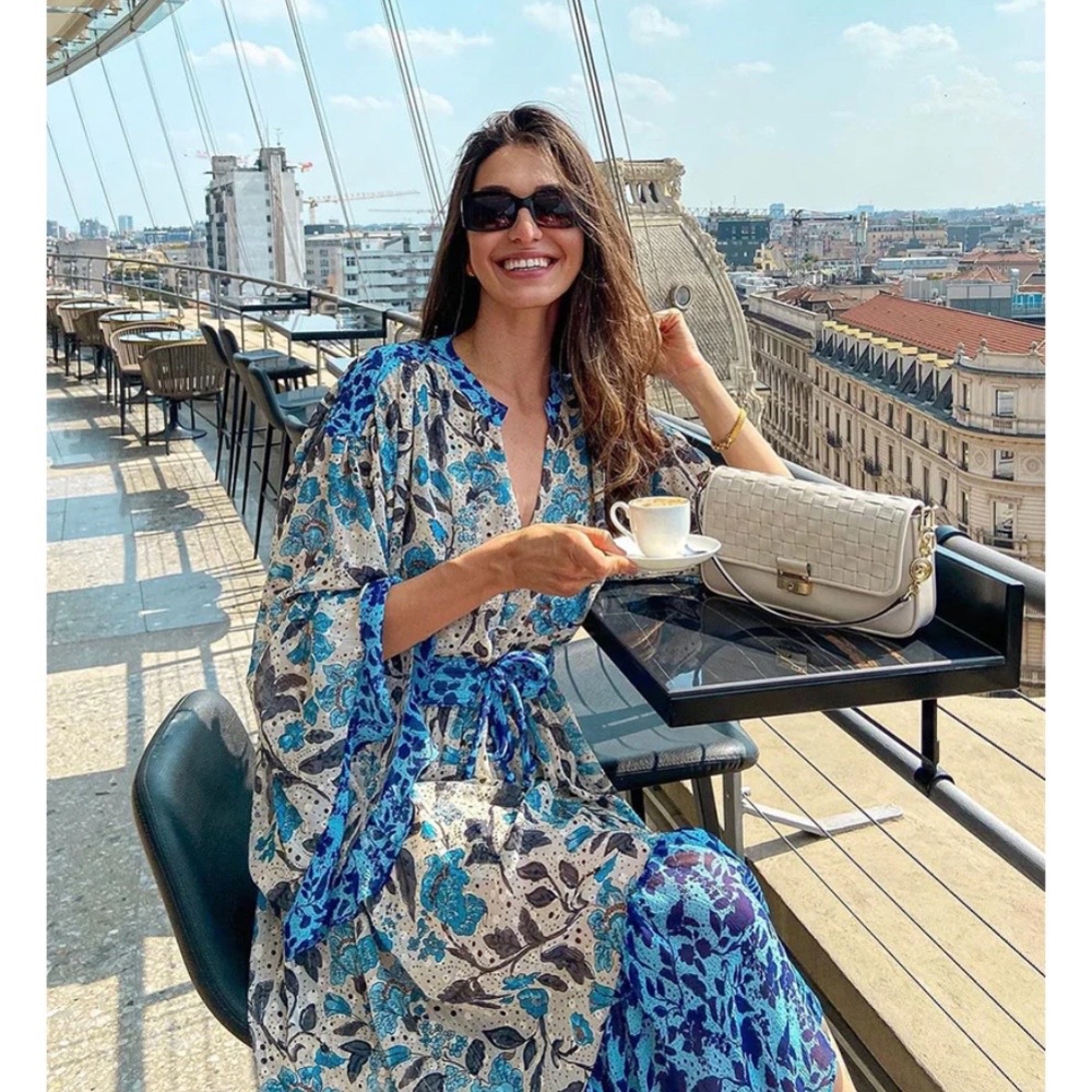 MISA Octavia Jaipur Maxi Floral Dress Size Large